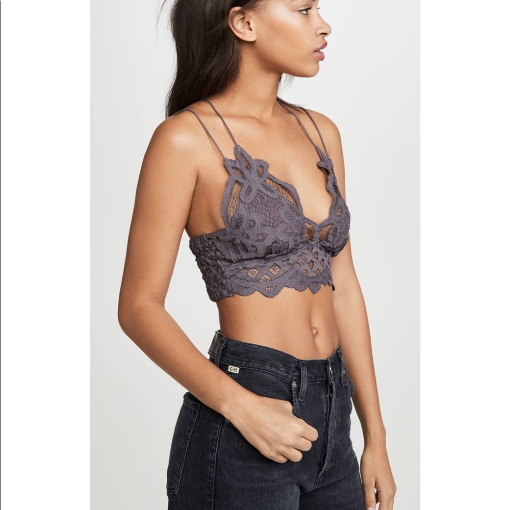 FP One Adella Bralette Dark Grey M